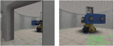 Geotechnical centrifuge chamber room